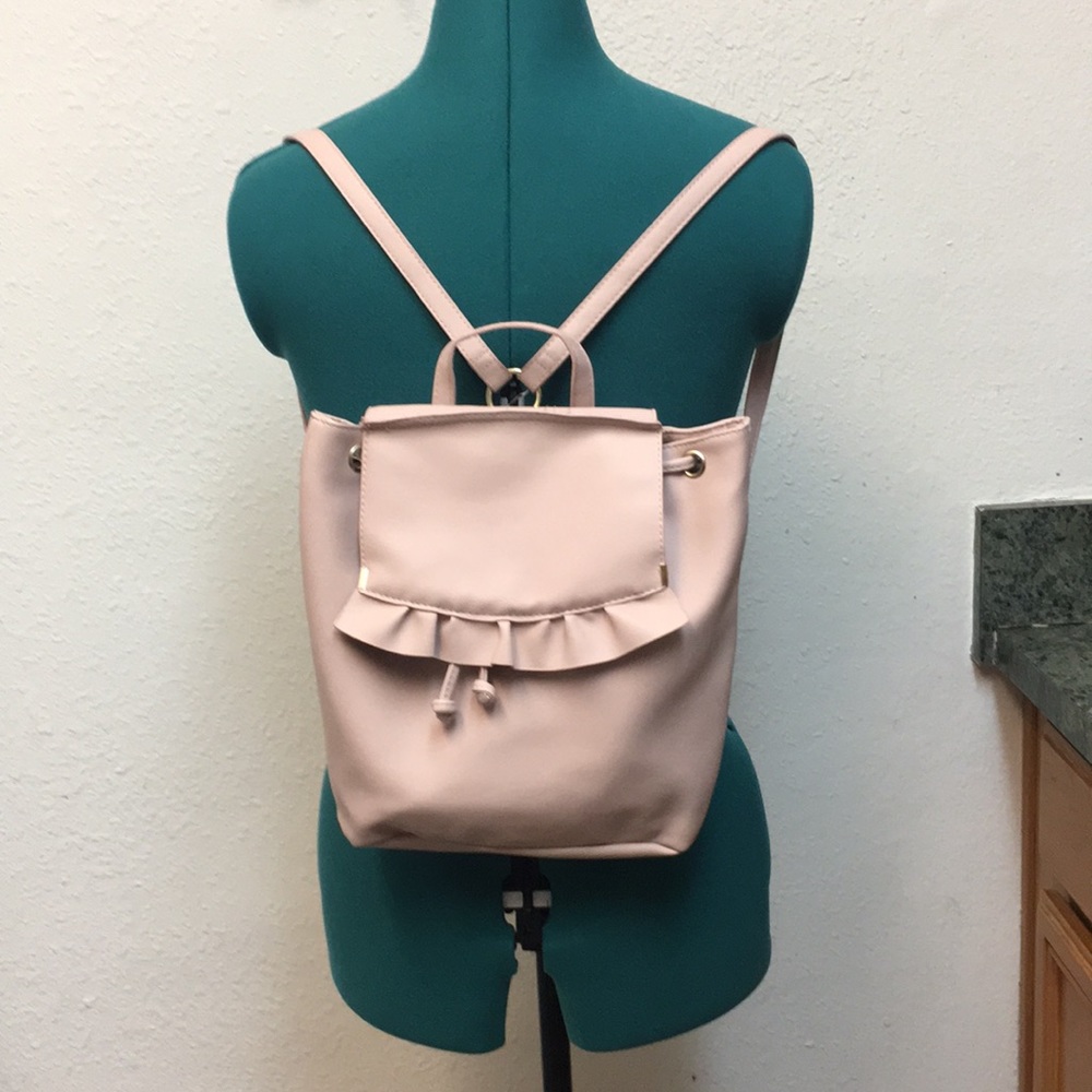 Light blush pink backpack